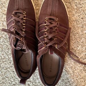 Billy Reid Men's Dark Brown Suede Sneakers
